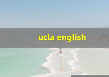 ucla english